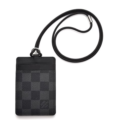 Louis Vuitton lanyard id holder